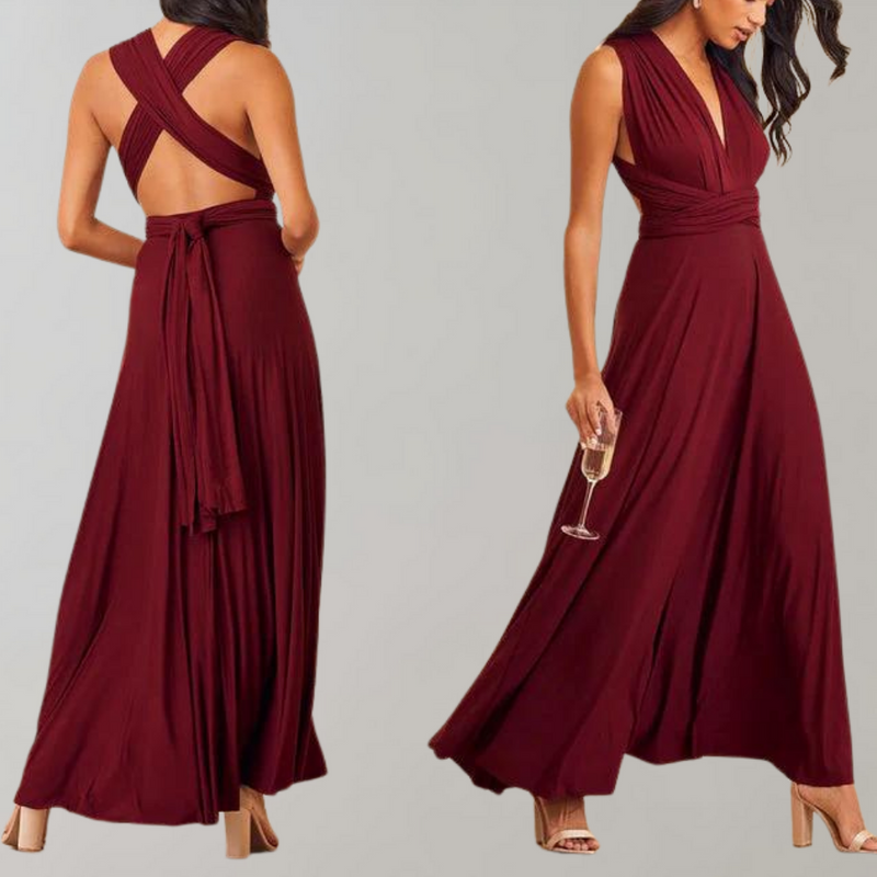 Elegantes Damen Wickelkleid für besondere Anlässe-Luzern Mode
