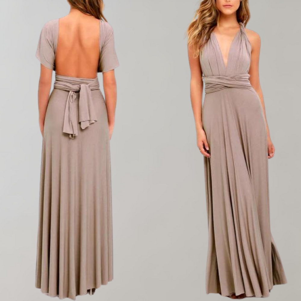 Elegantes Damen Wickelkleid für besondere Anlässe-Luzern Mode