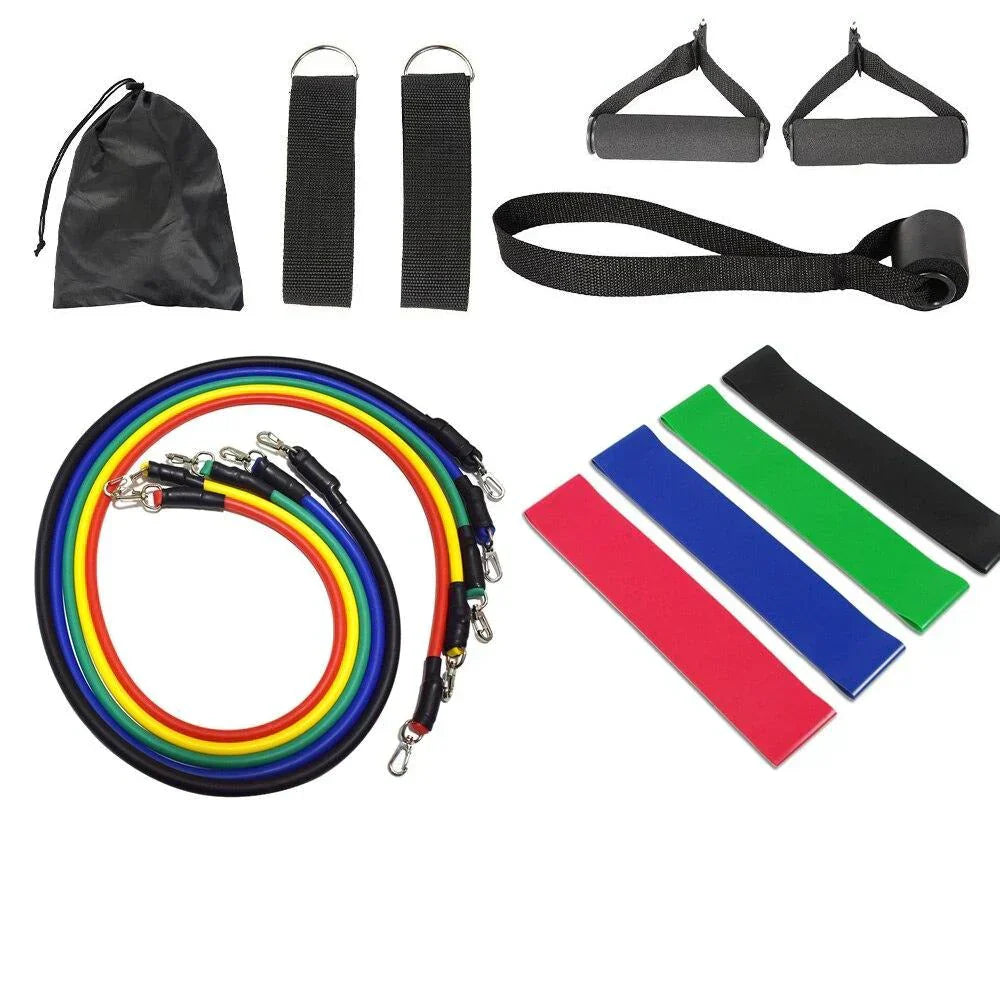 Widerstandsband-Set | Vielseitig Workout Robust Langlebig Kompakt-15-teilig-Luzern Mode
