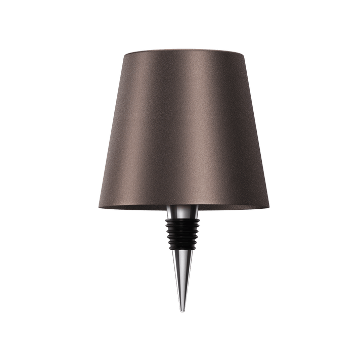 Trinkflaschenlampe | LED | Wiederaufladbar | Einstellbar | Kabellos | USB-C-Dunkelbraun-Luzern Mode