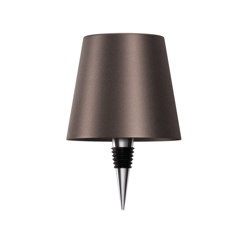 Trinkflaschenlampe | LED | Wiederaufladbar | Einstellbar | Kabellos | USB-C-Dunkelbraun-Luzern Mode