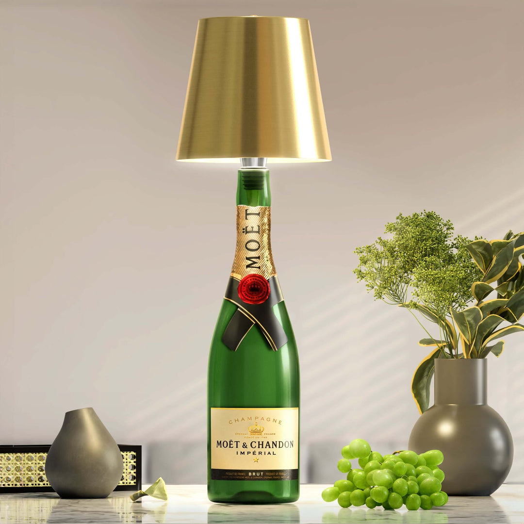 Trinkflaschenlampe | LED | Wiederaufladbar | Einstellbar | Kabellos | USB-C-Luzern Mode