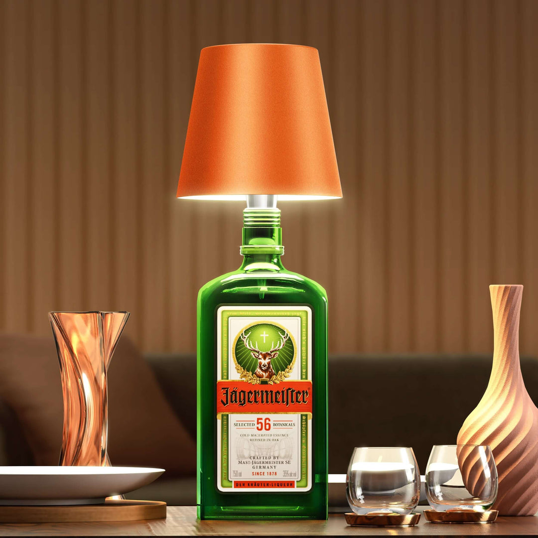 Trinkflaschenlampe | LED | Wiederaufladbar | Einstellbar | Kabellos | USB-C-Luzern Mode