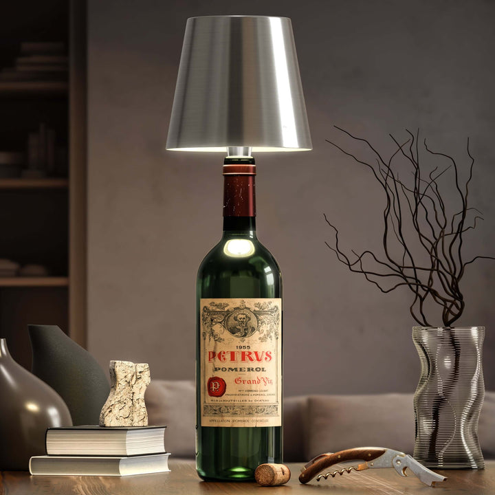 Trinkflaschenlampe | LED | Wiederaufladbar | Einstellbar | Kabellos | USB-C-Luzern Mode
