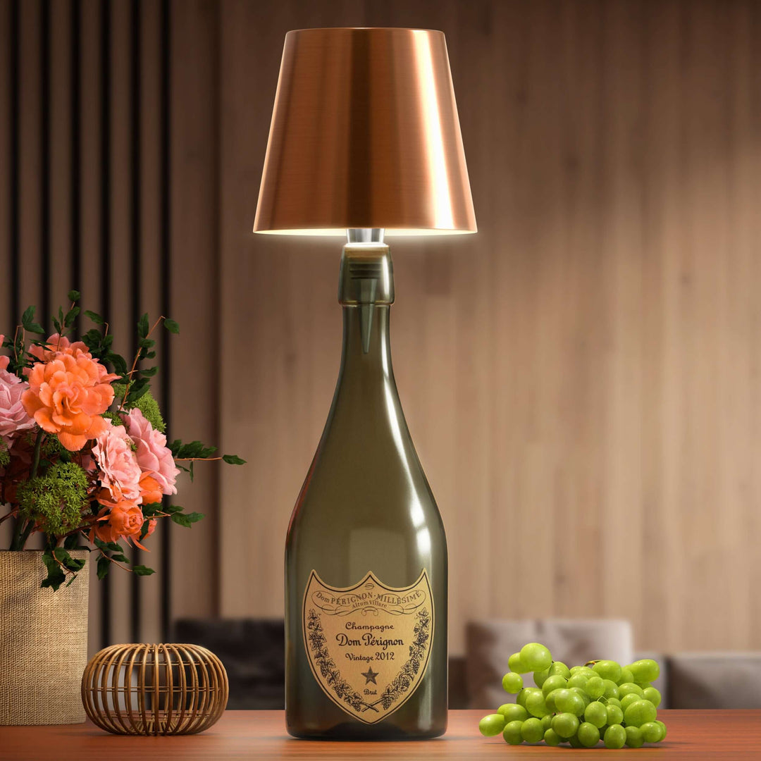 Trinkflaschenlampe | LED | Wiederaufladbar | Einstellbar | Kabellos | USB-C-Luzern Mode