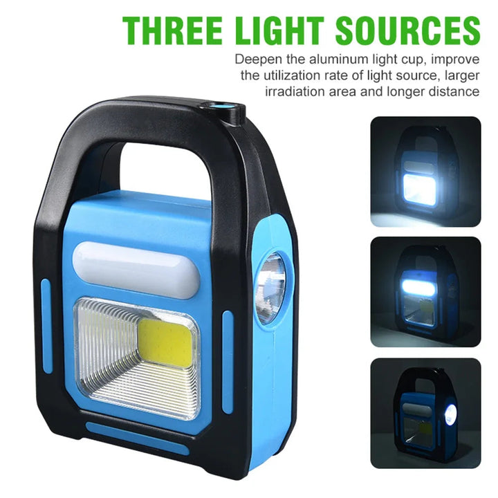 Campinglaterne | Powerbank Solar Wiederaufladbar LED Leistungsstark Langlebig-Luzern Mode