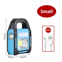 Campinglaterne | Powerbank Solar Wiederaufladbar LED Leistungsstark Langlebig-Klein-Luzern Mode