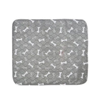 Hundewindel | Wiederverwendbar | Waschbar | Nachhaltig | Geruchsresistent | Auslaufsicher-Grau-Knochen-40x60CM-Luzern Mode
