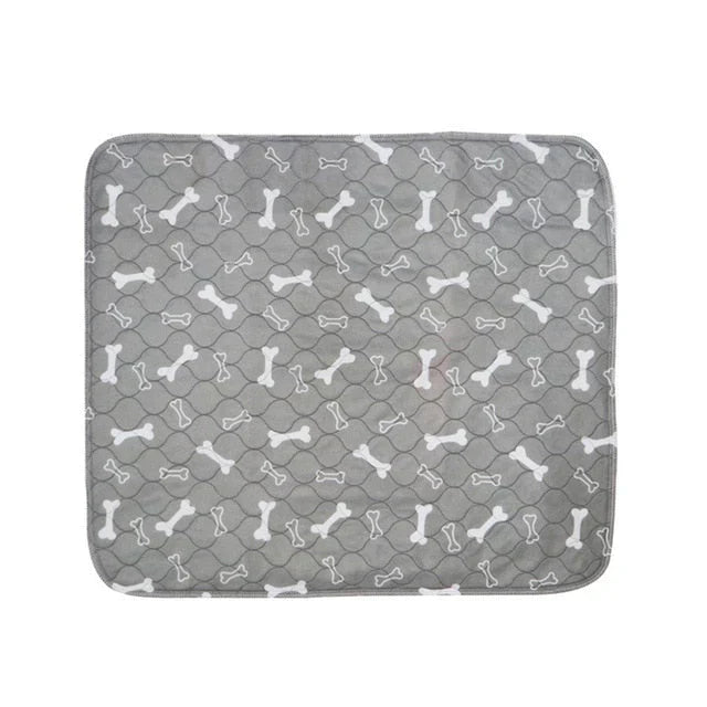 Hundewindel | Wiederverwendbar | Waschbar | Nachhaltig | Geruchsresistent | Auslaufsicher-Grau-Knochen-40x60CM-Luzern Mode