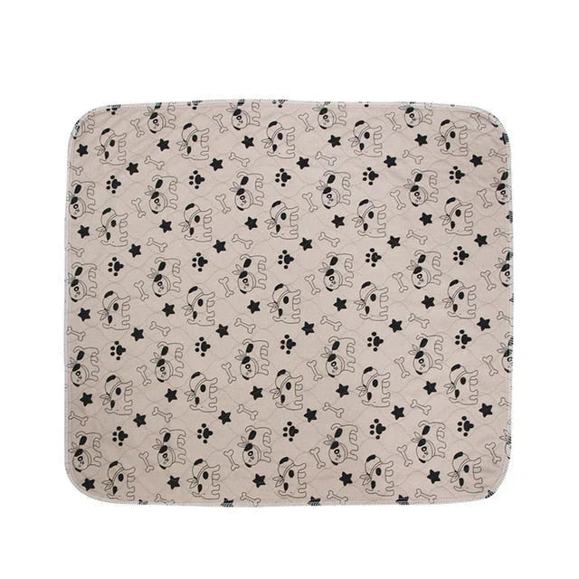 Hundewindel | Wiederverwendbar | Waschbar | Nachhaltig | Geruchsresistent | Auslaufsicher-Kaffee-Hund-Pfote-Stern-40x60CM-Luzern Mode