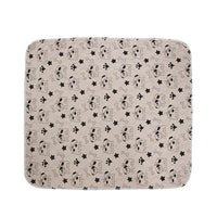 Hundewindel | Wiederverwendbar | Waschbar | Nachhaltig | Geruchsresistent | Auslaufsicher-Kaffee-Hund-Pfote-Stern-40x60CM-Luzern Mode