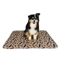 Hundewindel | Wiederverwendbar | Waschbar | Nachhaltig | Geruchsresistent | Auslaufsicher-Kaffee-Knochen-Pfote-40x60CM-Luzern Mode