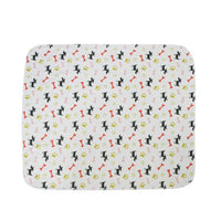 Hundewindel | Wiederverwendbar | Waschbar | Nachhaltig | Geruchsresistent | Auslaufsicher-Weiß-Hund-Knochen-Pfote-40x60CM-Luzern Mode