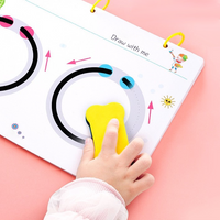 Schreibheft Kinder | Nachziehen Lehrreich Set Wiederverwendbar-Luzern Mode