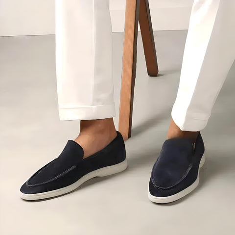 Herren Slipper aus Wildleder – Bequeme Loafer Schuhe-Luzern Mode