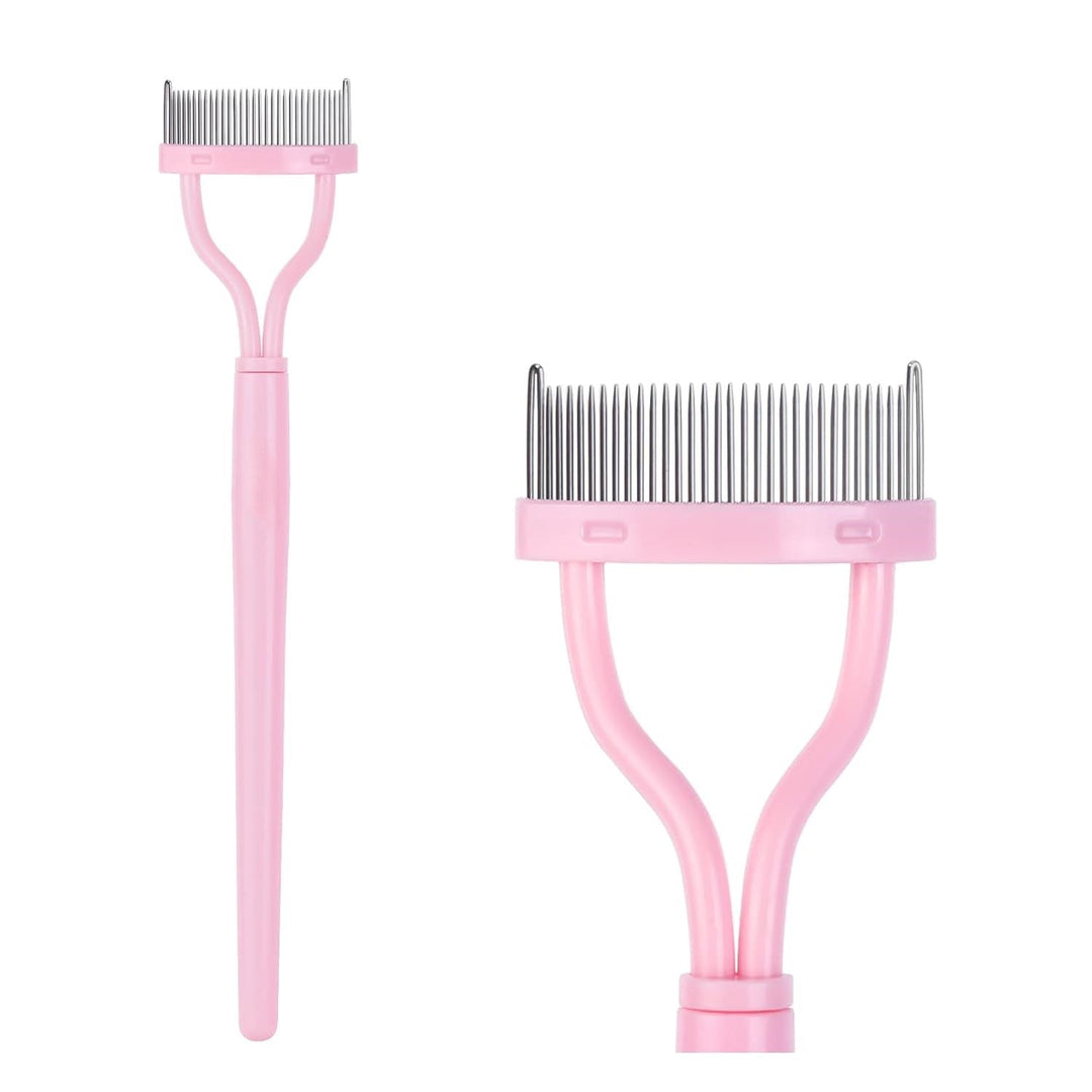 Wimpernkamm | Präzisionsseparator Kompakt Einfach Leichtgewicht-Rosa-Luzern Mode
