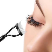 Wimpernkamm | Präzisionsseparator Kompakt Einfach Leichtgewicht-Schwarz-Luzern Mode