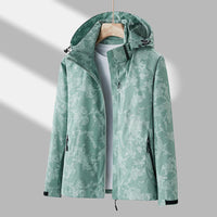 Wasserdichte Outdoor-Jacke für Herren - Atmungsaktiv & Robust-Grün-M-Luzern Mode