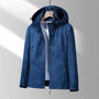 Wasserdichte Outdoor-Jacke für Herren - Atmungsaktiv & Robust-Marineblau-M-Luzern Mode
