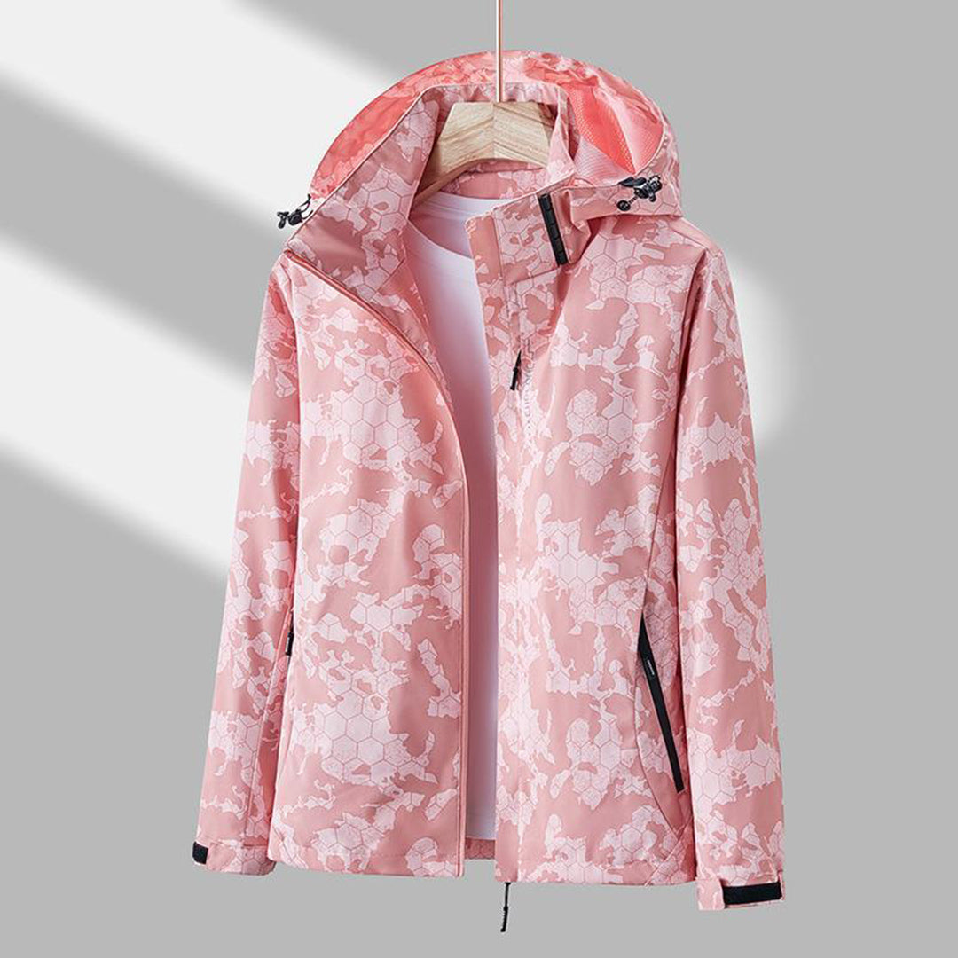 Wasserdichte Outdoor-Jacke für Herren - Atmungsaktiv & Robust-Rosa-M-Luzern Mode