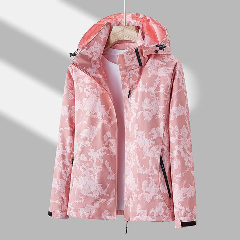 Wasserdichte Outdoor-Jacke für Herren - Atmungsaktiv & Robust-Rosa-M-Luzern Mode