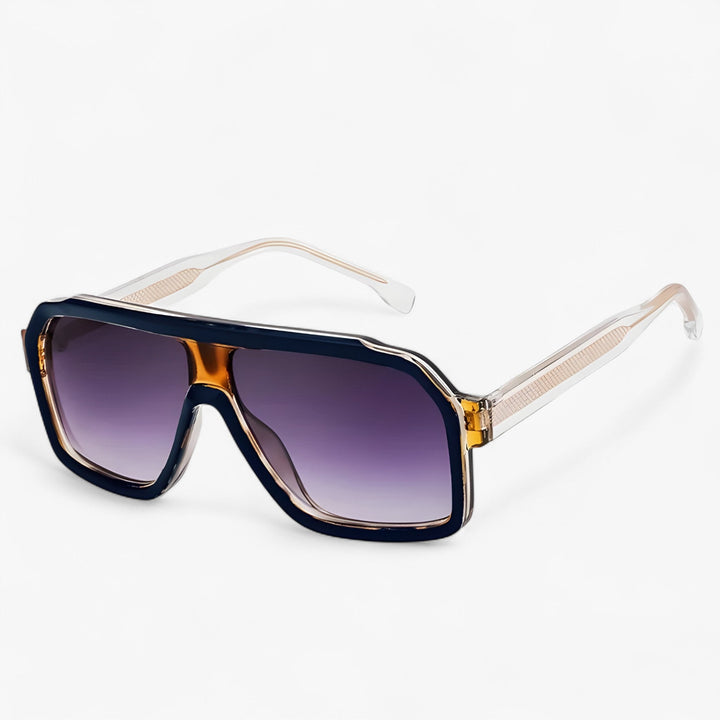 Sonnebrille | Punk | Oversized | Winddicht | Unisex | UV400-Schutz -Grau-Luzern Mode