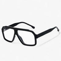 Sonnebrille | Punk | Oversized | Winddicht | Unisex | UV400-Schutz -Schwarz Weiß-Luzern Mode