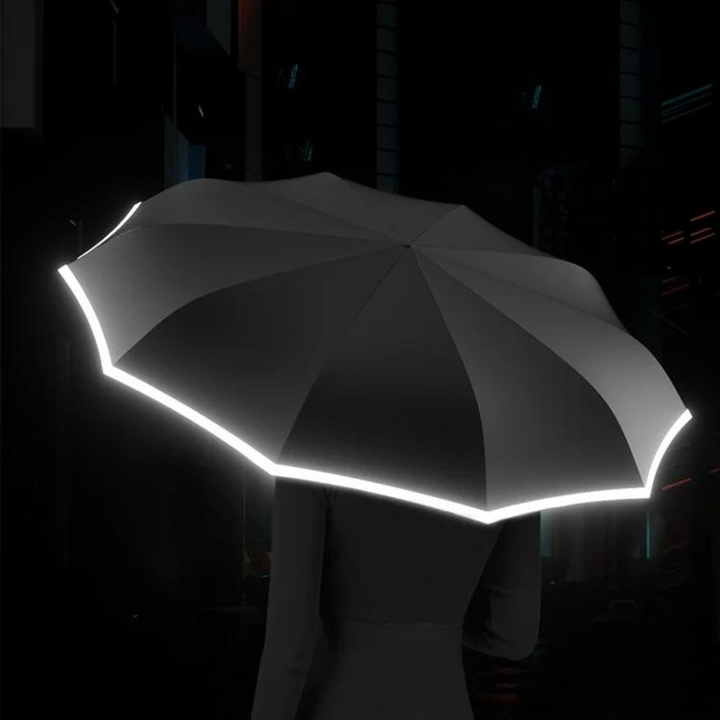 Regenschirm | Windbeständig | Reflektierend | Stabil | Langlebig | Kompakt | Leicht-Luzern Mode