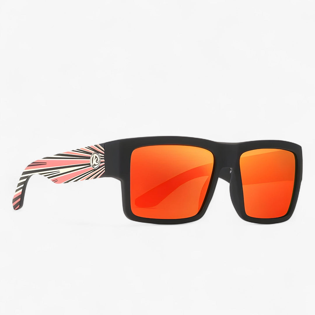 Sportsonnenbrille | Winddicht | UV-Schutz | Polarisiert | Unisex-Orange 2-Luzern Mode