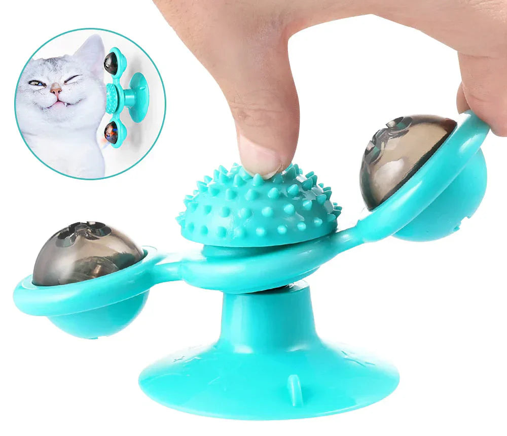 Katzenspielzeug | Katzenminze-Ball Drehend Interaktiv Langlebig-Luzern Mode