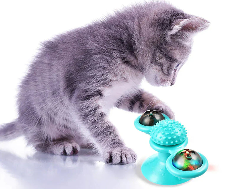 Katzenspielzeug | Katzenminze-Ball Drehend Interaktiv Langlebig-Luzern Mode