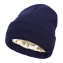 Damen Wintermütze | Seidenfutter | Antipilling | Antistatisch | Warm-Blau-Luzern Mode