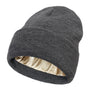 Damen Wintermütze | Seidenfutter | Antipilling | Antistatisch | Warm-Grau-Luzern Mode