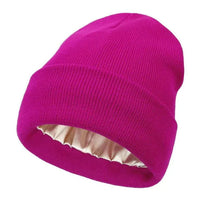 Damen Wintermütze | Seidenfutter | Antipilling | Antistatisch | Warm-Magenta-Luzern Mode