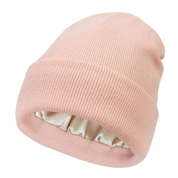 Damen Wintermütze | Seidenfutter | Antipilling | Antistatisch | Warm-Rosa-Luzern Mode