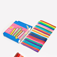 Farbstifte | Kreatives Set für Kinder | Leuchtend | Wischfrei | Langlebig | Sicher-Luzern Mode