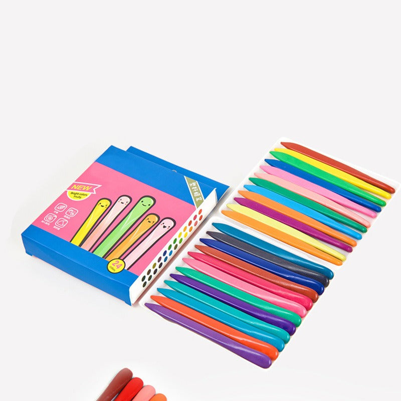 Farbstifte | Kreatives Set für Kinder | Leuchtend | Wischfrei | Langlebig | Sicher-Luzern Mode