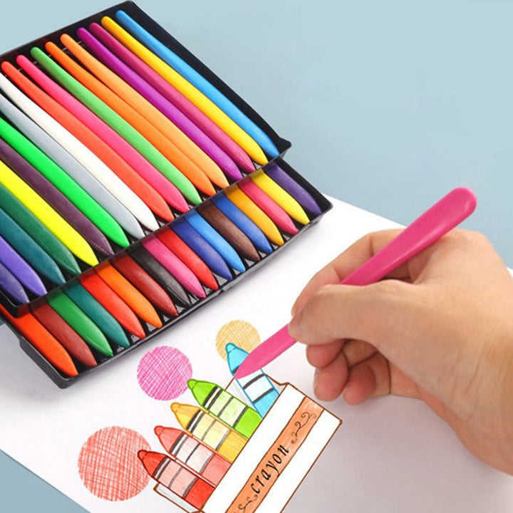 Farbstifte | Kreatives Set für Kinder | Leuchtend | Wischfrei | Langlebig | Sicher-Luzern Mode