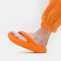 Flip Flops | Unisex | EVA-Schaum | Einfarbig | Schmerzlindernd -Oranje-36-37-Luzern Mode