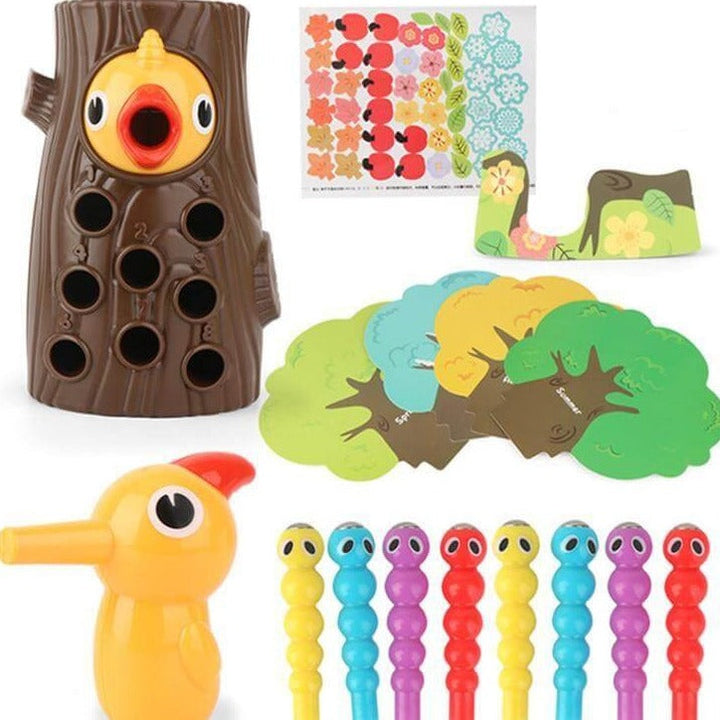 Interaktives Holzspiel – Peckaroo