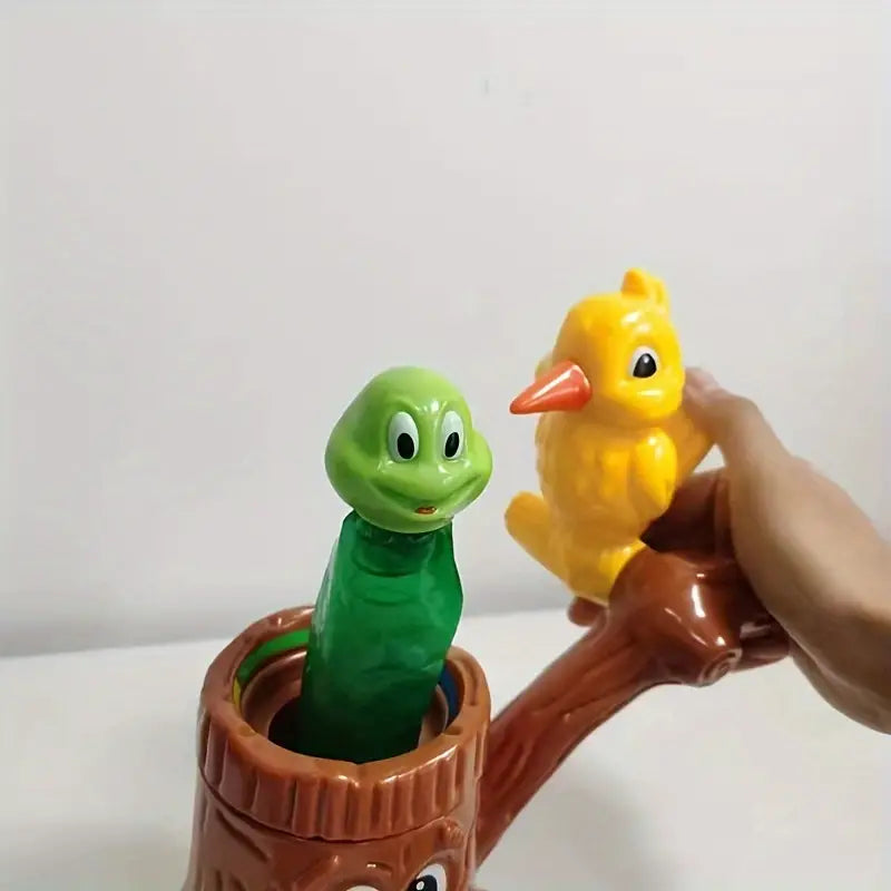 Interaktives Familienspiel | Vogel Wurm Schnelles Reflexspiel | Familienfreundlich | Langlebig-Luzern Mode