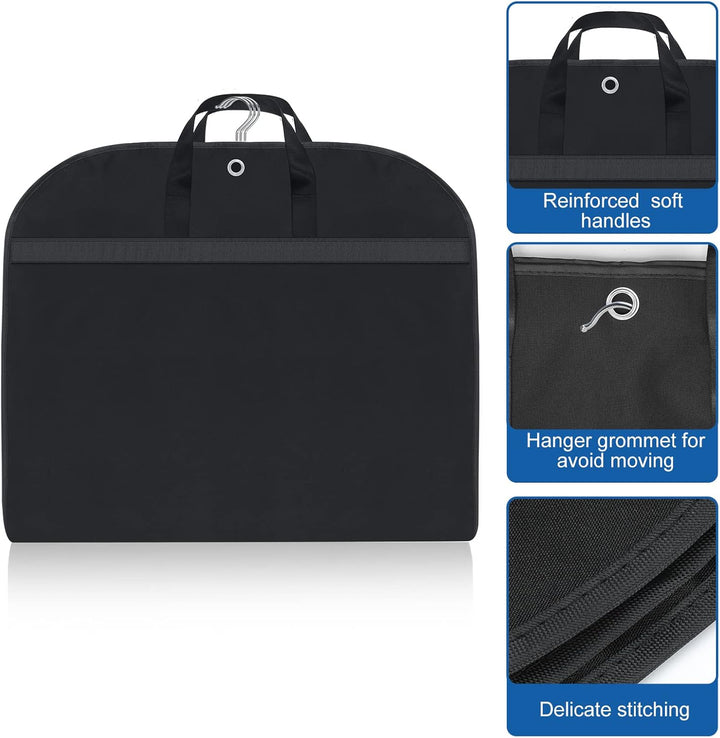 Wasserdichte Oxford-Kleidertasche – Anzughülle mit Seitenfalte und Taschen (Kaufe 1, Erhalte 1 GRATIS)