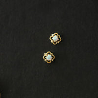 Ohrringe für Damen | Stecker | Gold | Opal | Vintage | Elegant-Luzern Mode
