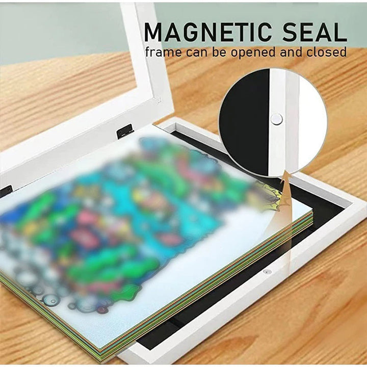 Fotorahmen | Zeichnungen Vielseitig Magnetisch Kreativität Kunst-Luzern Mode