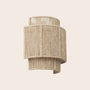 Wandleuchte | Rattan Geflochten Retro Stilvoll Modern Langlebig Einzigartig LED-Beige-Luzern Mode