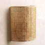 Wandleuchte | Rattan Geflochten Retro Stilvoll Modern Langlebig Einzigartig LED-Hellbraun-Luzern Mode
