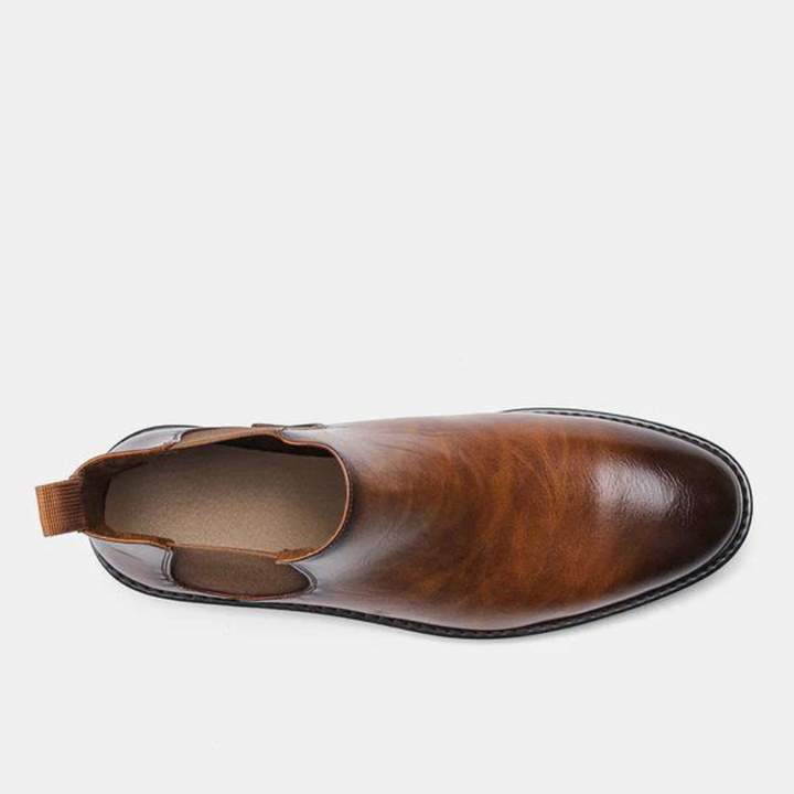 Herren Chelsea Boots aus Leder für Business und Freizeit-Luzern Mode