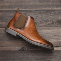 Herren Chelsea Boots aus Leder für Business und Freizeit-Luzern Mode