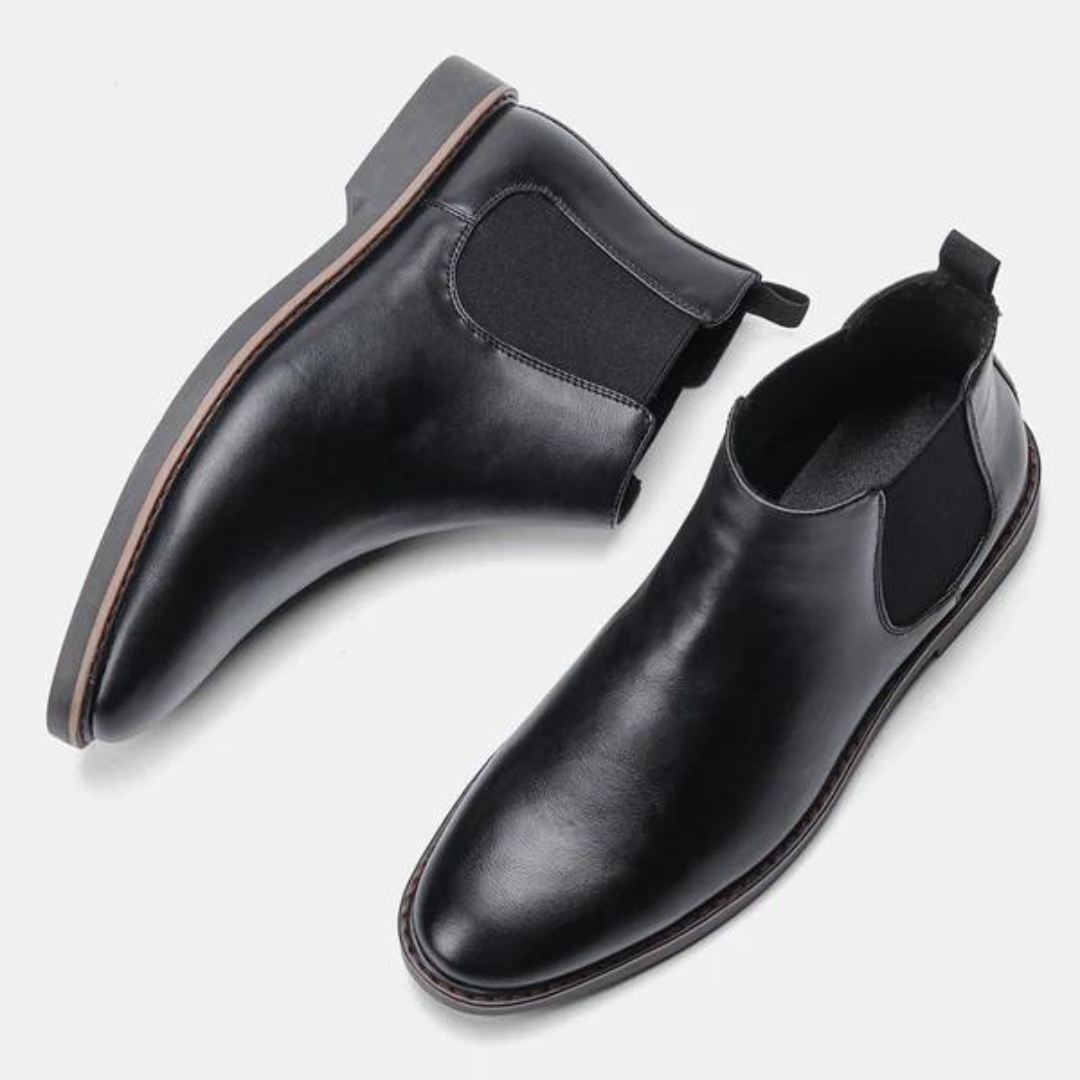 Herren Chelsea Boots aus Leder für Business und Freizeit-Luzern Mode