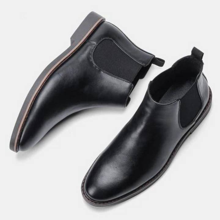 Herren Chelsea Boots aus Leder für Business und Freizeit-Luzern Mode